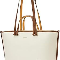 The Belle Tote Vegan Leather Solid Oversized Tote Bag for Women (Coconut Cream 2.0)-picture-29