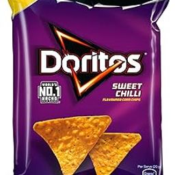 Doritos Nacho Chips 53 grams/56 grams/60 grams/66 grams, Sweet Chilli Flavour, Crunchy Crispy Chips & Snacks (Weight May Vary)-51