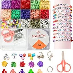 Small 1500 pcs Bracelet making set for Jewellery Making Kit , Colourful Beads bracelet making kit for girls - Seed beads DIY Craft beads for kids activity , Games Girls toys for girls age 10 to 12 years 6 7 8 9 Birthday gift for girl (1500 pcs)-picture-32
