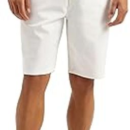 Solid Comfort Fit Denim Shorts-image-3