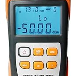Corslet Optical Power Meter VTC830 Laser Cable DB Tester Optic Telecom Catv FC/SC Tester for Telecommunication, Power Meter Optical Fiber Accessories 2000 Counts Orange-27