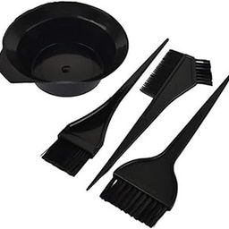 AASA Hair Coloring Dye Brushes Kit Set with Bowl for Hair Coloring for Men and Women for Salon and Home Use 20Grams Black Pack of 1 (Dye Brush Kit Big)-image-77