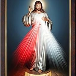 Dharvika Innovations Jesus Christ Photo with Frame/Jesus Photo Frame/Jesus Painting - 2323 (Brown, 11×14 Inch)-image-23