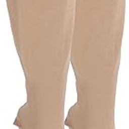ELBME Support Stockings, Plus Size Varicose Vein Stockings Knee High Relieve Swelling Lightweight for Running for Edema (4XL)-image-34