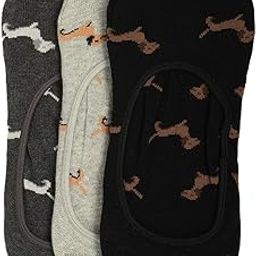 Women Patterned No Show Socks - Pack of 3, Multicolour, FS-image-57