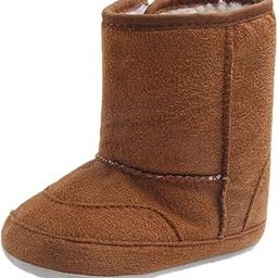 velura Club Bollywood®Baby Soft Sole Anti-Slip Mid Calf Winter Warm Infant Prewalker Snow Boots 12-18 Months Brown|Clothing Shoes & Accessories | Baby & Toddler Clothing |1 Pair Baby Shoes-picture-42