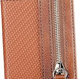 Credit Card Holder for Phone Smartphone Universal Portable Pouch Wallet Case Brown-19
