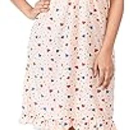 Women's Hosiery Cotton Short Midi Nighty Maxi Nightdress| Size-Large, U Shaped Neck (Article-SH-001B) Cream-image-88