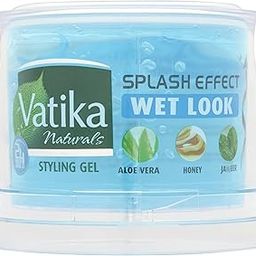 Dabur Vatika Naturals Aloe Vera, Honey & Jarjeer Splash Effect 3 Wet Look Styling Gel, 250Ml (Imported)-picture-18