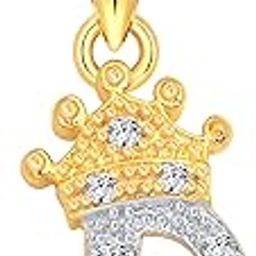 Vighnaharta Alphabet Crown "D" Latter Mangalsutra Chain alloy (CZ) Studded Gold Plated Mangalsutra,Tanmaniya,Latter mangalsutra,Alphabet mangalsutra,initial mangalsutra for Women - [VF1551MSPG]-31