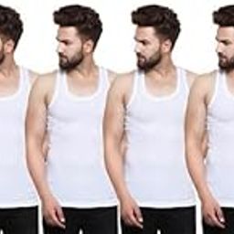 Eazy Men's Eazy Derby Vest Regular White Vest for Men-image-10