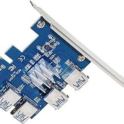 CALANDIS Pci-E Pcie 1 to 4 Pci Express Pci E 16X Slots Riser Card Multiplier Card-63