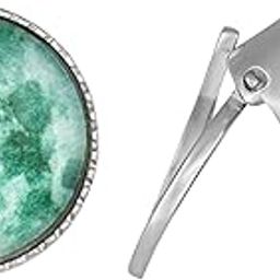 925 Silver Emerald Cufflinks For Him-image-57