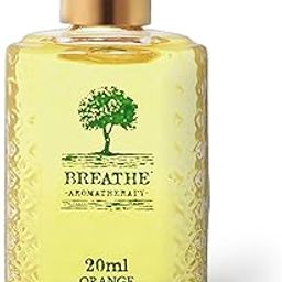 Breathe Aromatherapy Orange Pure Essential Oil | Orange | For Burner & Body Use (When Blended with Base Oil) | Uplifting & Relaxing | 100% Natural Essential Oils | 20 ml-image-61