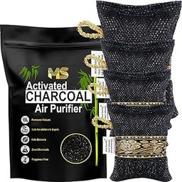 Mini Storify Non Electric Air Purifier Natural Activated Coconut Charcoal Bag,Dehumidifier & Air Purifier For Car,Home Freshener for Refrigerator, Shoes,Car,Wardrobe,Kitchen [ 75g|100g|200g|500g ]-image-46