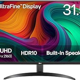LG 32UR500K-B Ultrafine 32-inch 4K UHD (3840x2160) Computer Monitor HDR10 Built-in Speaker x2 OnScreen Control Reader Mode Flicker Safe Borderless Design HDMIx2 DisplayPort Black-image-9