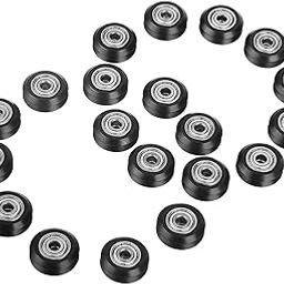 20 Pieces V Shape Wheel 5mm Bore 625 Bearing Pulley Accessories for CNC 3D Printer-image-15