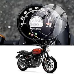 RTN TRADRS Speedometer Glass Screen Protector Guard For Royal Enfield Hunter 350 Metro 94mm Display for Navigation System- 1 Pack[Not Tempered Glass]-2
