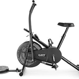 Klikfit Air Bike Exercise Cycle Indoor with Dual Moving Arms for Home Gym Cardio Full Body Weight Loss Workout adjustable seat with Twister Plate (3M) - Free Installation Support Through Video And call-14
