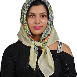 Woolen Hair Scarf Square Hair Bandanas Large Scarf Sleeping Head Wraps Neck Scarf for Women_Pack Of 2-image-20