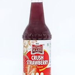 RK HOME MADE NATURAL SYRUP® | Strawberry Crush Syrup | Gluten Free | 100% Vegan & Low Fat | A Perfect Drink For Festival-image-24