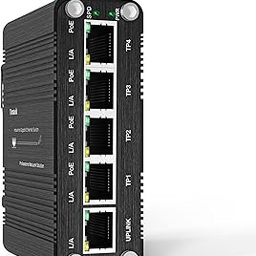Timaxk 5-Port Gigabit Ethernet Network Switch, PoE Optional, Network Hub, Ethernet Splitter, Traffic Optimization, Plug-and-Play, Wall-Mount and DIN-Rail Installation-image-71