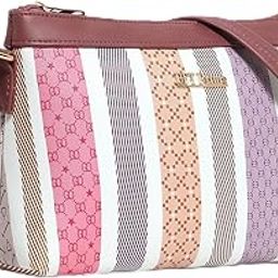 Stripe Pattern Slingbag with Pretty Look for women/girls-picture-52