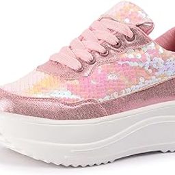 Women White Party & Casual Glitter Wedding Sneakers CNV4026-image-52