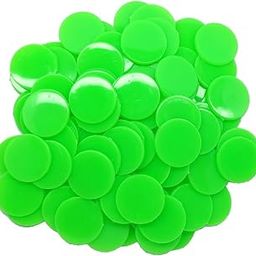 Generic Token Coins (100 pieces) - Light Green - Businesses-1