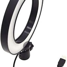 SAZ DEKOR 6 Led Ring Fill ght with USB Plug 5500K Dimmable ghting Kit for Makeup Camera Phones-29