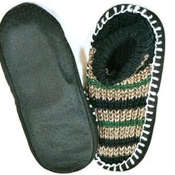 Winter Wool Knitted House Slipper Socks for Women Ladies Sweet Girl Multi-Color Warm Knitted Anti Slip Booties Slipper Socks|Warm Socks for Indoor use - Soft Rubber Sole Mix-image-83