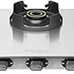 Faber Ember Stainless Steel Cooktop | 3 Brass Burners (Jumbo, Medium & Small |Manual Ignition | Diamond-Coated Pan Support | Cooktop Ember 3BB SS CI (3 Burner)-image-3