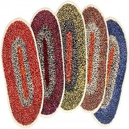 HOME SHINE Microfiber Anti Skid Bath Mat for Bathroom, Kitchen & Door — 2000 GSM Super Absorbent and Quick Dry Mat, Washable Non Slip Floor Mat, Soft Carpet for Home, Bedroom, Living Room (Pack of 5)-image-75