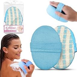 Majestique Premium Fibre Bath Sponge for Dead Skin Removal | Body Scrubber for Men & Women | Tan Removal, Dirt Removal | Skin Exfoliator Scrubber - 1Pc/Multicolour-image-5