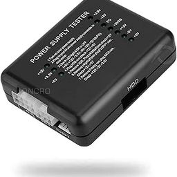Black Motherboard Power Supply Tester Computer PC 24 pin 20 pin 8 pin 6 pin 4 pin for PSU, ATX, SATA, HDD, SMPS, PC, Floppy with LED Indicator Light-9