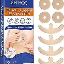 Trendy Look High-End Medical Grade Silicone Breast Scar Sheets Beige-image-33
