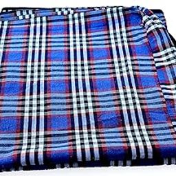 Fairy Down Cotton 300 TC Mattress Cover/Protector with Zip/Chain for Single Size Bed (Color:Blue)(Size: 78 * 36 * 6 Inches) 7 * 3 Feet-image-8