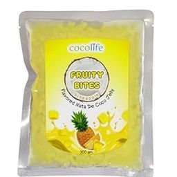 Nata De Coco Pineapple Coconut Jelly - 300 gms | Delicious & Refreshing Coconut Jelly for Desserts & Beverages-18
