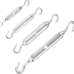 CALANDIS® Stainless Steel 304 Hook & Hook Turnbuckle Wire Rope Tension Pack Of 1 M4-image-56