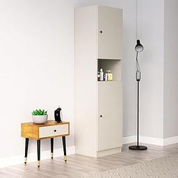Bniture Wooden Almirah for Clothes, Door for Bedroom, 2 Door Wardrobe for Living Room & Hanging Space (40D x 45W x 180H CM) | 3 Year Warranty 1 (Frosty White)-22