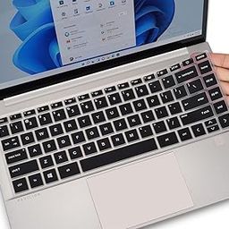 Oaky Keyboard Cover Compatible with HP Pavilion x360 14 & HP Laptop 14 14t 14m-dw/dy...Series & HP 14-dv/dw/ek ...Series Hp Laptops Keyboard Protector Skin - Silicone Black-image-93