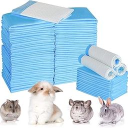 20 Pcs Rabbit Pee Pads 18" X 13" Disposable Pet Training Pads Super Absorbent Guinea Pig Cage Liners Disposable Diaper For Hedgehog, Hamster, Chinchilla, Cat, Reptile And Other Small Animal-25