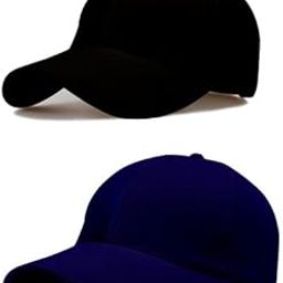 Single and Combo Soft Cotton Plain Adjustable Unisex Cap Quick Drying Sun Hat Protection for Summers Outdoor Activites Sports Baseball Hat for Men and Women (Freesize)-8