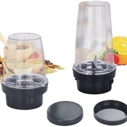 LFO NUTRI BULLET Polycarbonate Mixer Grinder Jar Set – 2 Jars (500ml & 300ml) – BPA-Free, Durable Jars for Mixer Juicer Grinder – Compatible with 4-Teeth Coupler & Dual Locking System-image-97