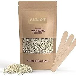White Charcoal Hard Wax Beans Depilatory Stripless Wax & Painless| Used For Upper Lips, Arms, Legs, Full Body,Bikini |Smooth Skin| (50 Gram, White Chocolate)-image-60