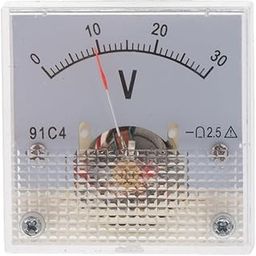 LOSA 91C4 Analog Panel Voltage Gauge Volt Meter Circuit Testing Tools 0-30V-picture-16