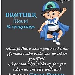 Bhai Please Brother is Superhero Fridge Magnet(Pack of 1 pc) Size:3 inches- Multicolour | Refrigerator Decoration| Brother Day Gift| Bhai | Bro | Birthday Gift-image-35