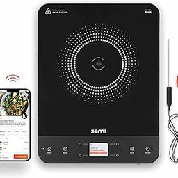 Klynk - Semi (F004002) | The Intelligent Induction Cooktop with Temperature Probe (Black) | Auto Guided Cooking | 2200 Watt | 1 Year Warranty-image-34