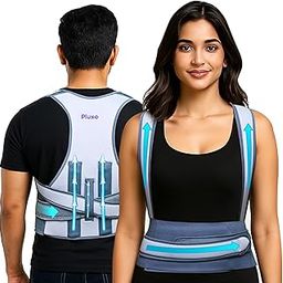 Pluxo Posture Corrector for Women and men – Adjustable Posture Corrector Belt for Back Support, Spine Alignment & Pain Relief – Comfortable & Lightweight for Relaxed use | Waist size 28-42 inches-17