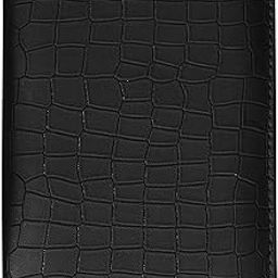 Personalized Brick-Textured Passport Cover with Name | Vegan Leather Travel Passport Holder for Men & Women | Custom Travel Accessory | Stylish Gifting Option (Black)-image-90